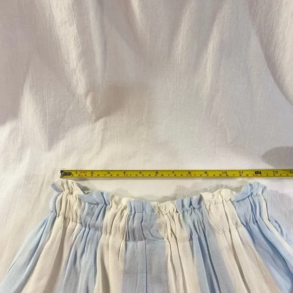 Lauren James Nassau Stripe Paperbag Shorts S - Picture 7 of 13